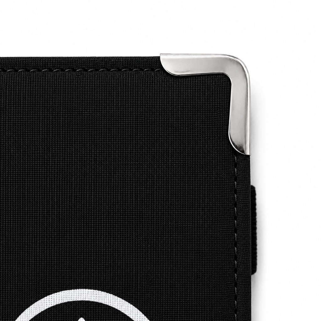Black ABC Wolf Server Book – Premium 9x5 Organizer by a Waiter & Sommelier
