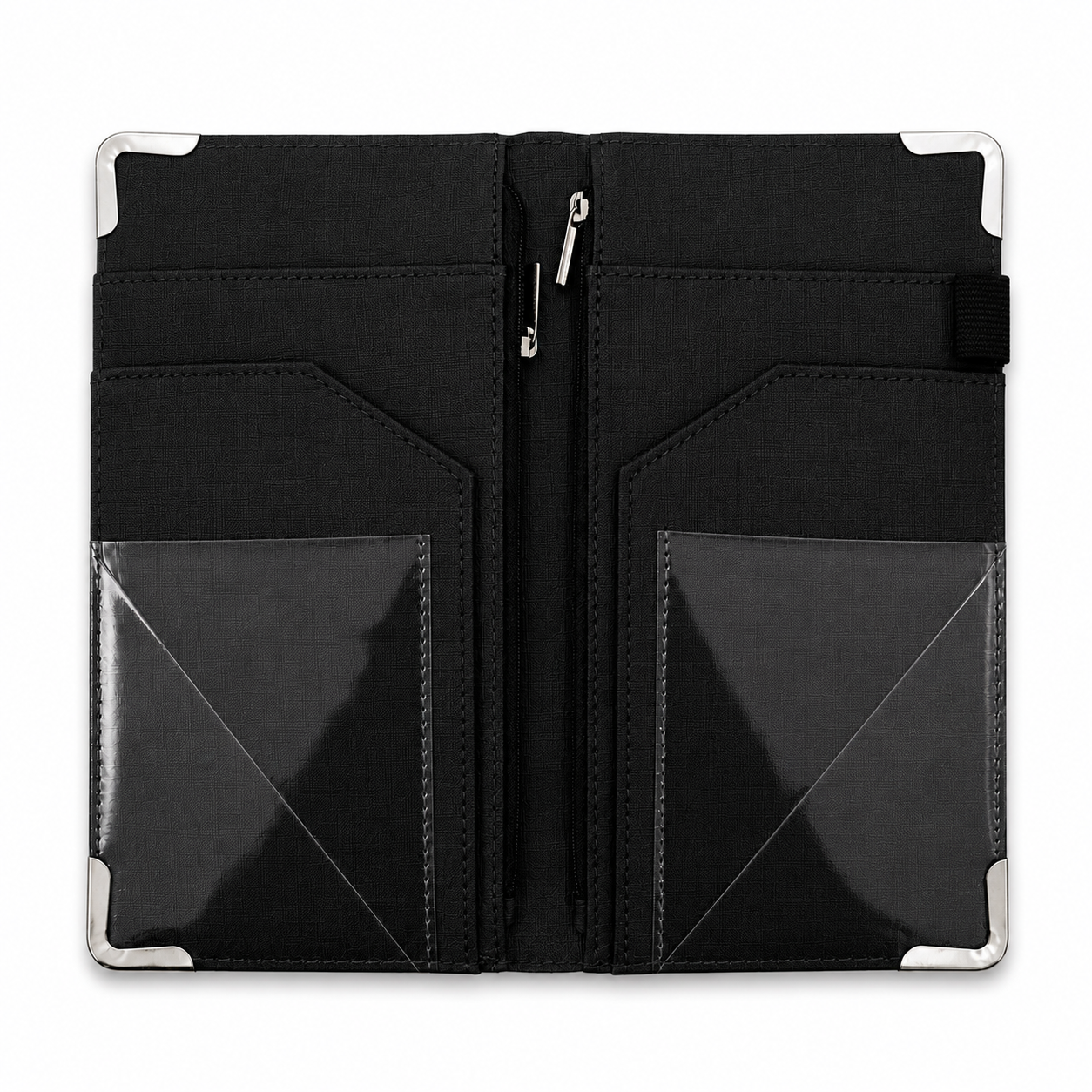 Black ABC Wolf Server Book – Premium 9x5 Organizer by a Waiter & Sommelier