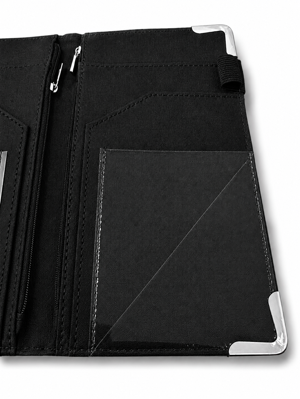 Black ABC Wolf Server Book – Premium 9x5 Organizer by a Waiter & Sommelier