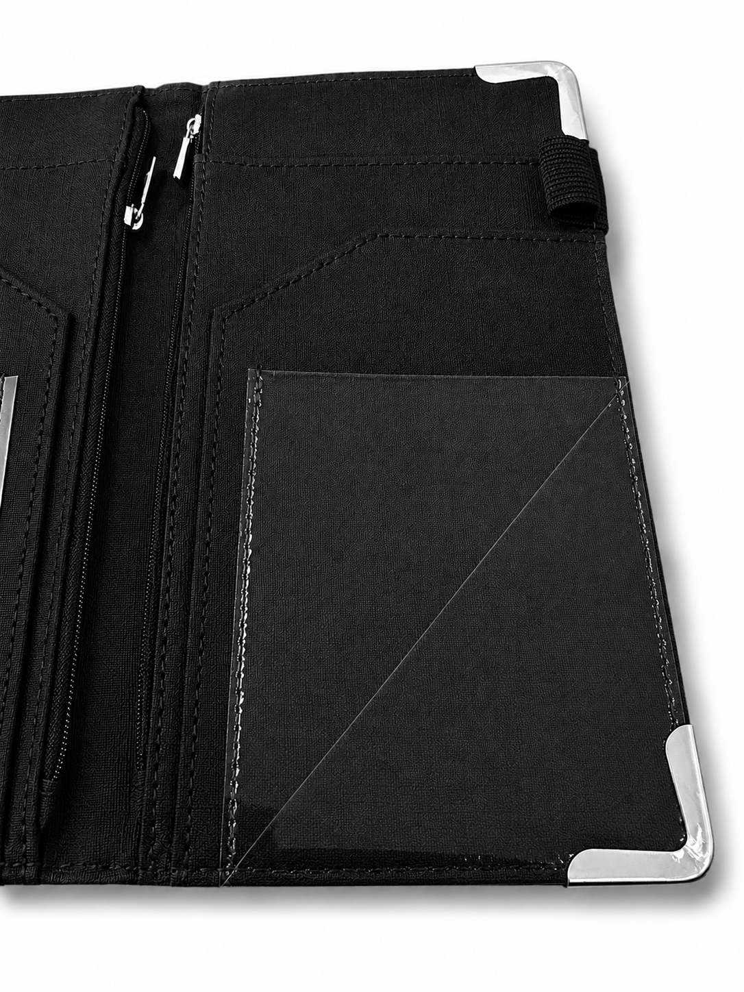 Black ABC Wolf Server Book – Premium 9x5 Organizer by a Waiter & Sommelier